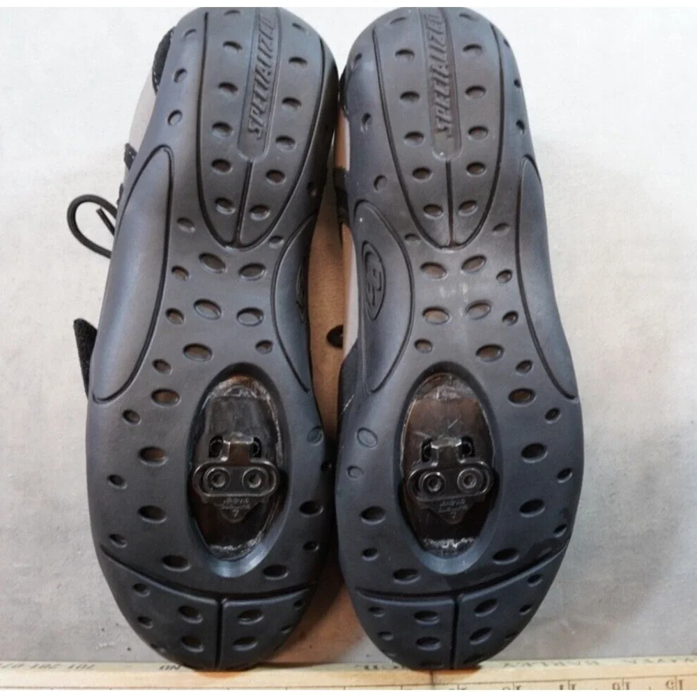 NEW Body Geometry Plush Specialized Sonoma Black Gray Bike Cycling Shoes Size 10